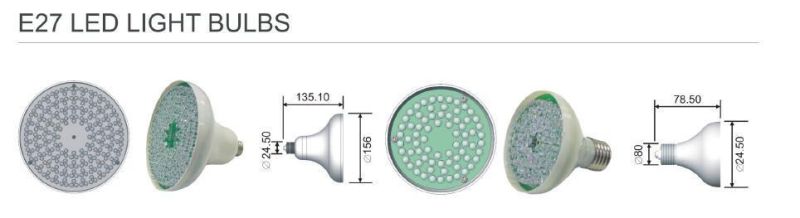 Standard Size E27 Lamp with 72 LEDs, Able to Replace Traditional 100W/300W Incandescent Lamp of Light with Niche