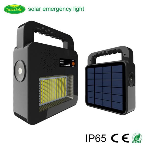 Multi-Functional Smart LED Lighting Lantern 5W Solar Panel Outdoor Camping Lamp with Solar Charger