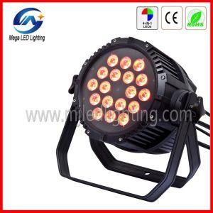 18 10W RGBW Waterproof IP65 Outdoor LED PAR Stage Light