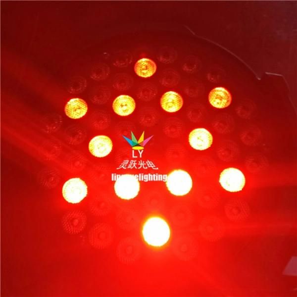 54PCS RGBW 3W LED PAR Can Disco DJ Lights