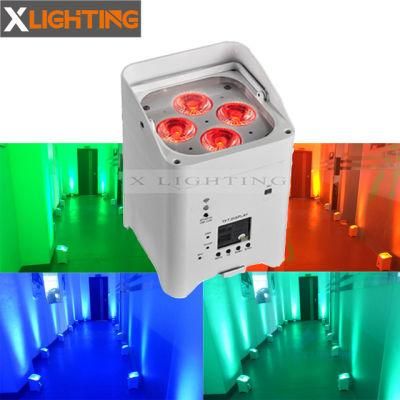 4PCS New Flat Slim Battery LED PAR Light