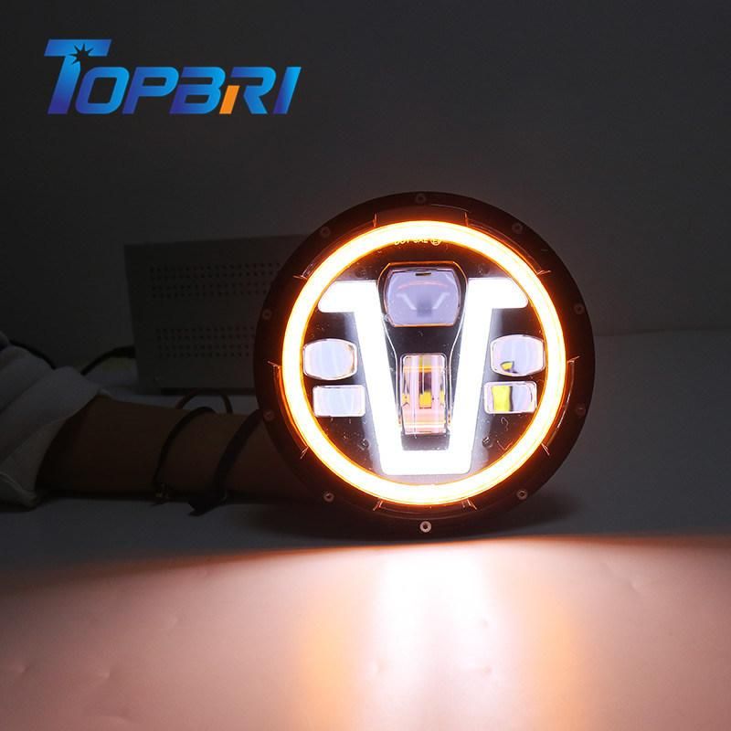 High Low Beam 7inch 12V Round 50W LED Work Driving Light for 4X4 Offroad Motorcycle