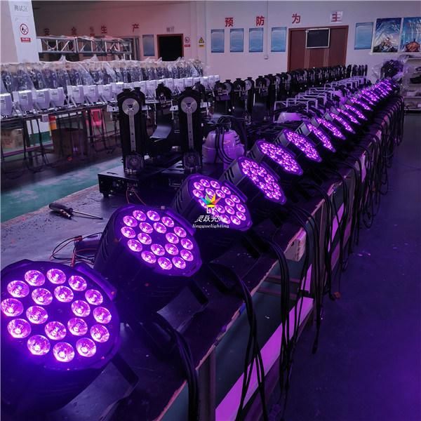 18X10W RGBW 4in1 Color Changing LED PAR Light for Stage