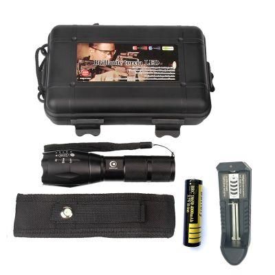 Strong Light T6 Telescopic Torch Zoom Charging LED Flashlight