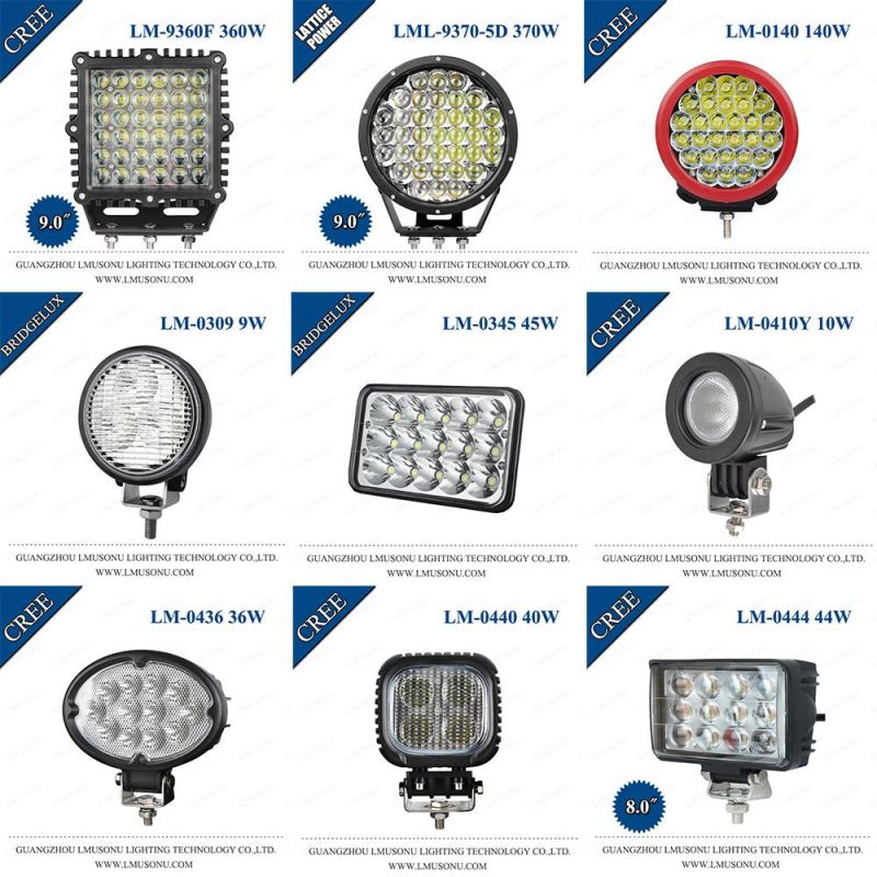 New 6D C3r032D 5.0 Inch 48W LED Work Lamp Car Light White/Yellow/Strobe/Flashlight