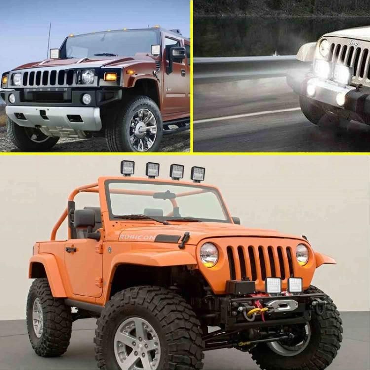 Super Brightness 12V 24V 63W High Luminous off-Road LED Headlight LED Fog Light DRL LED Work Light Auto Lamps Car LED Focos LED 4X4
