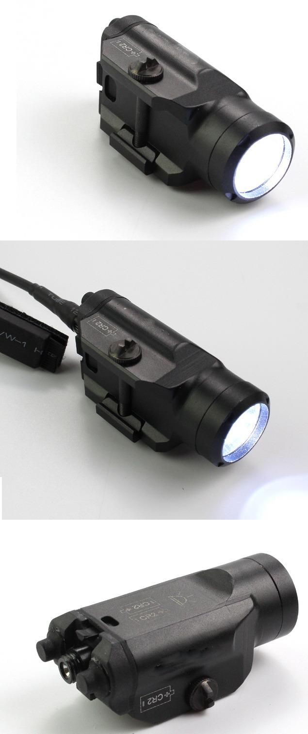 Tactical Compact CREE Q5 220 Lumens Pistol Weapon LED Light/ Flashlight with Pressure Pad Switch (ES-LS-2HY02I)