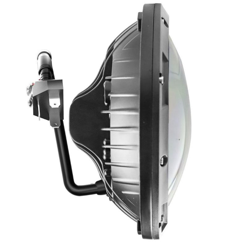 Dxz 7 Inch 16LED Headlights High Low Beam Offroad Auto Half Round Thin Type LED Headlight for Jeep Wranlger