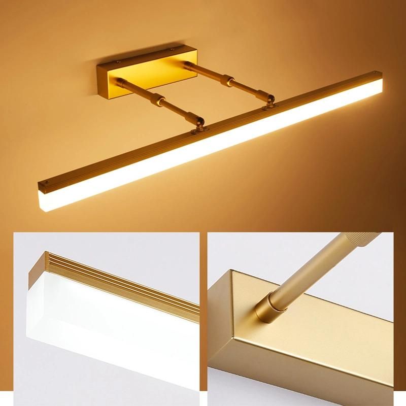 Cosmetic Mirror Lamp 500mm 8W LED European Makeup Light Bronze Cabinet Lighting Decoration Vanity Bathroom Wall Lights