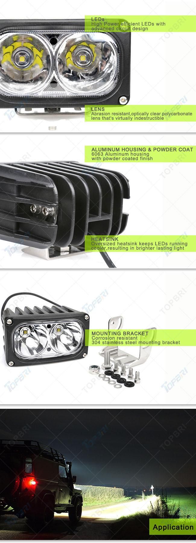 30W Spot Light LED Car Light for Offroad Jeep