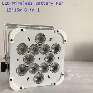 12X15W RGBWA UV Wireless Battery PAR Light