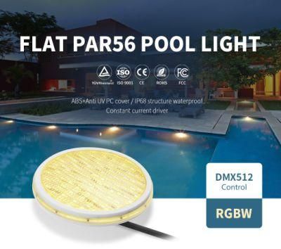 DC12V IP68 Structure Waterproof RGBW DMX512 Control Ultra-Thin PAR56 LED Swimming Pool Light