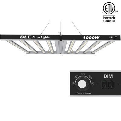 Commercial Horticulture LED Top Lighting 1000W LED Grow Light Strip Grow Light with Rj 14 Smart Controller