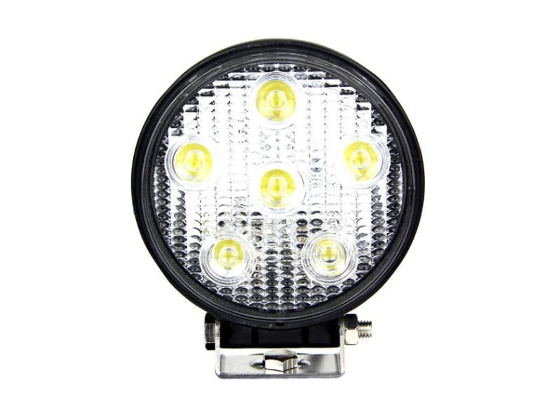 4 Inch 18 W Round Car Luxeon Zes LED Work Light 6PCS 3W LEDs Square 18wr 18ws Faro LED Farol De Trabalho LED Quadrado Farol De Milha