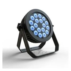 No Fan Silent Working 18X18W 6in1 LED Slim PAR Spotlight