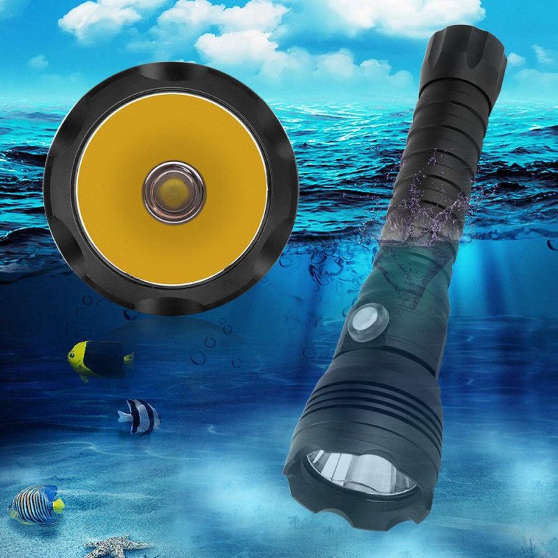 P70 LED Torch Light Handheld Portable Aluminum LED Diving Flashlight
