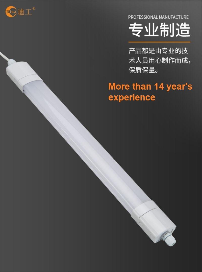 P65 Tri-Proof LED Lighting Fixture with Quick Linkable Design