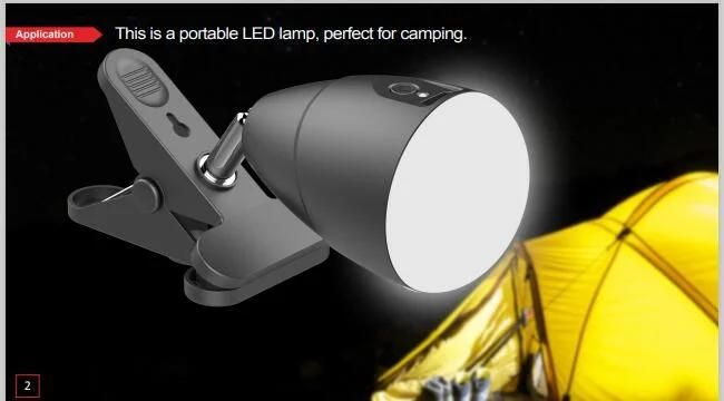 Novelty LED Portable Lamp for Tenting