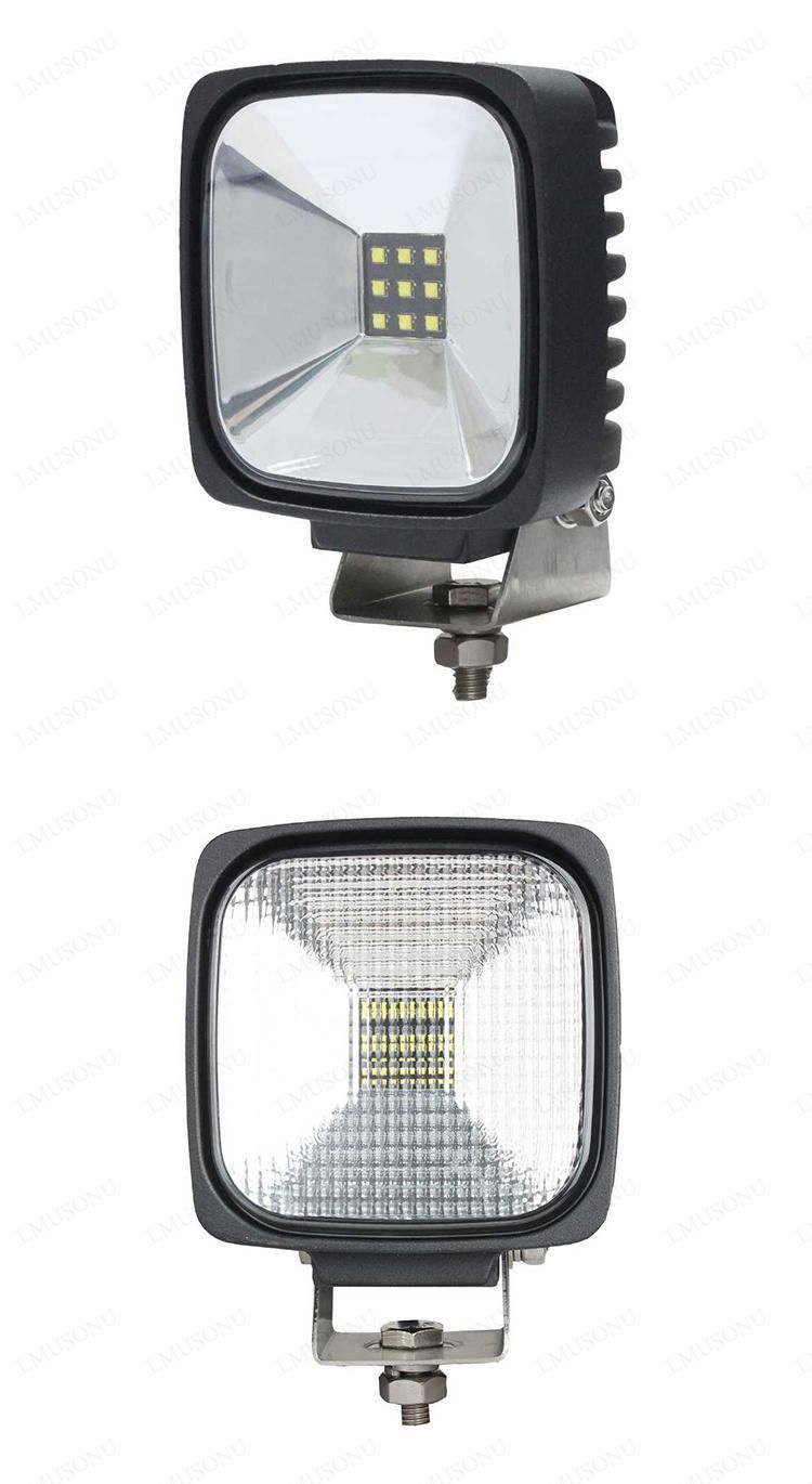 4.3" IP67 10-30V CREE Flood Spot Beam High Bright off Road Square 45W LED Work Light