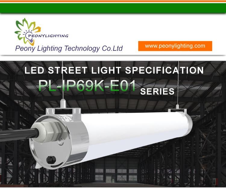 2021 New Design IP69K 20W LED Tri-Proof Light Three Proof Linear Lamp