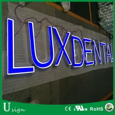 Frontlit Advertising 3D LED Letter Office Interior Logo Wall Sign Signage