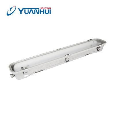 2021 Model Yl12, IP65 25W-62W 0.6m 1.2m 1.5m LED Tri-Proof Light Stainless Steel Body