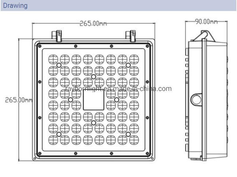 5year Warranty 140degree Petrol Toll Gas Station 80W 100W 120W LED Canopy Light