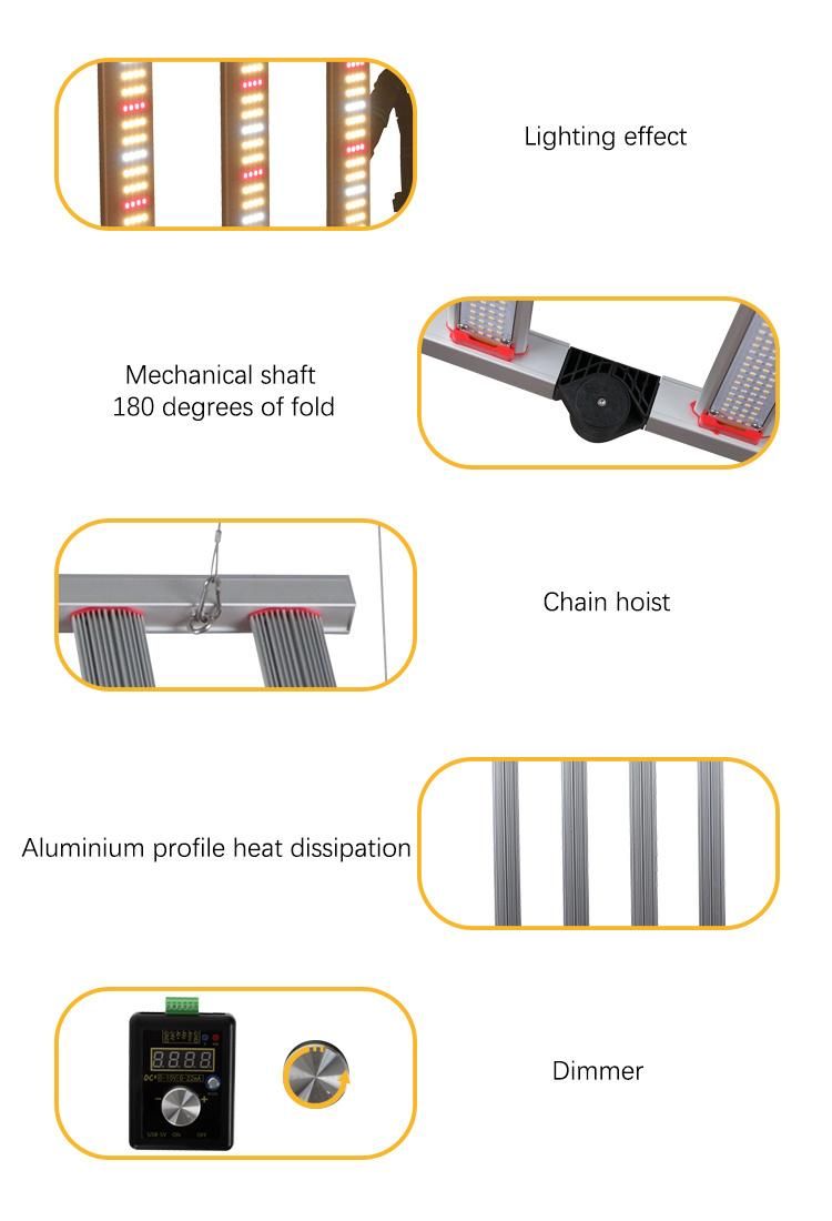 600W Hydroponic Horticulture Indoor Plant Growth Strip Lamp