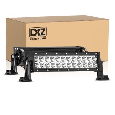 Dxz 24LED 72W/33cm 12V24V DC Bar Light with Bracket for Car Tractor Boat Offroad 4WD 4X4 Truck SUV ATV Driving Illumination Auxiliary Lamp