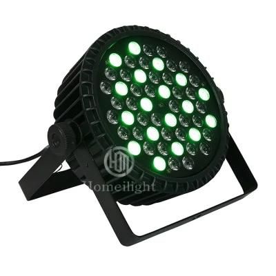 LED Flat PAR Can 54X3w 4 In1 RGBW DMX LED Uplight LED Stage Wash DJ Club PAR Light