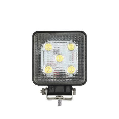 Epistar 15W 12V/24V Square Spot/Flood LED Work Light for Offroad Truck Marine Trailer 4X4