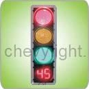 400mm LED Traffic Light (JD400-3-45-1D)