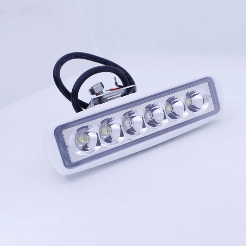 6 Inch Oval Flood Beam Deck Lights Marine T-Top LED Lights Fog Light