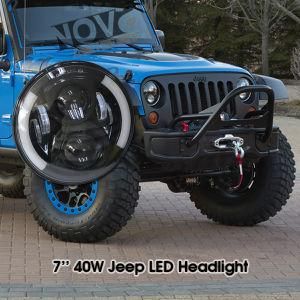 2014 LED Offroad Headlights 2000lm 7inch Round LED Head Light for Jeep