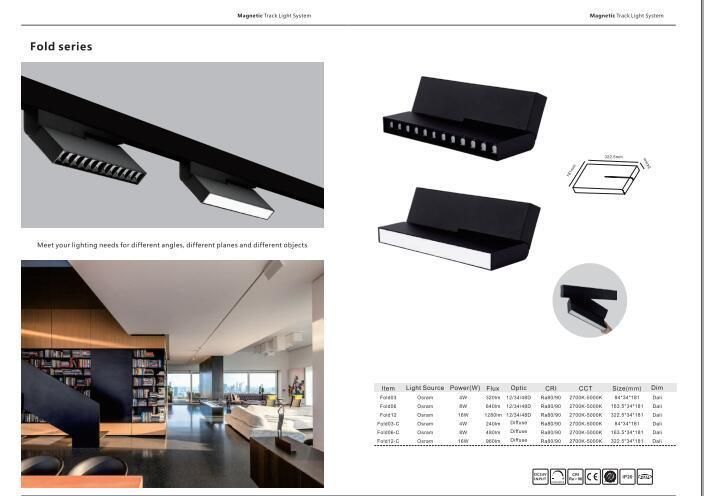 2019 New Model 24V 10W 20W Magnetic LED Track Linear Light