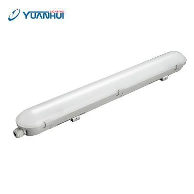 Ce RoHS UL cUL 3FT 6FT 7FT 120cm 60cm 150cm 60W LED Tri-Proof Lights Outdoor 110lm/W IP65 LED Tri-Proof Linear Light