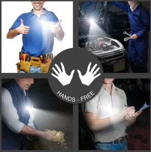 Silicone Magnetic Hands Free Flashing Light for Camping Sports Running