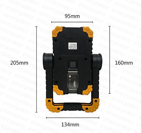 Job Site Cordless USB Rechargeable Portable LED Working Light