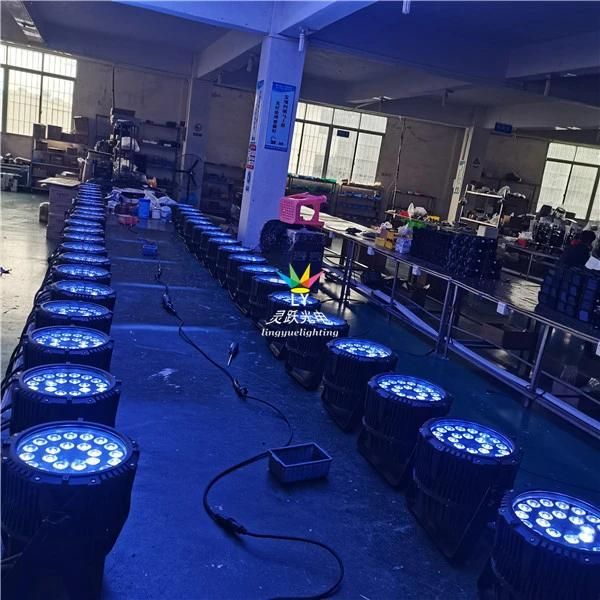 IP65 24X18W DMX PAR 64 Outdoor LED PAR Can Waterproof Stage Lighting