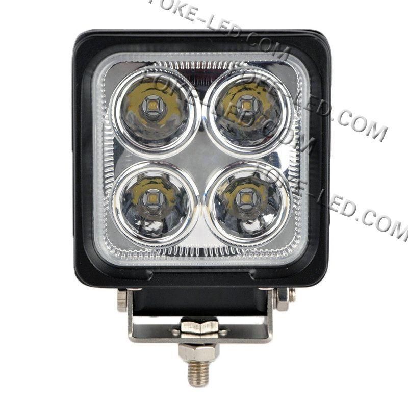 DC 9-32V High Powered 4 Inch Square LED Work Lights 40W