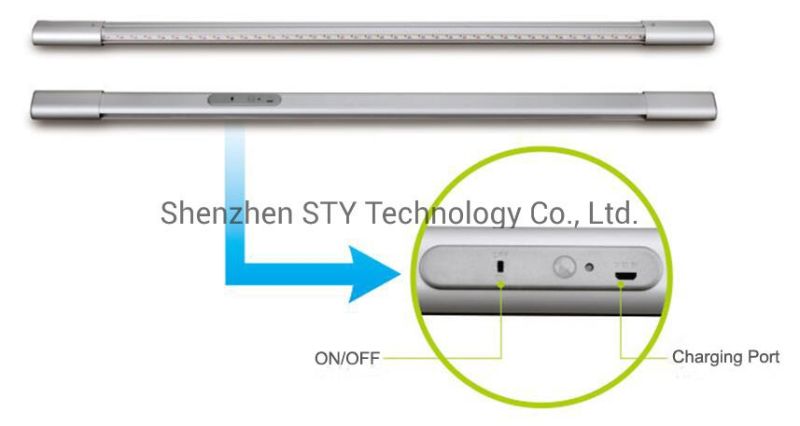 Flexible and Adjustable Length Rechargeable LED Furniture/Closet/Cabinet Lamp