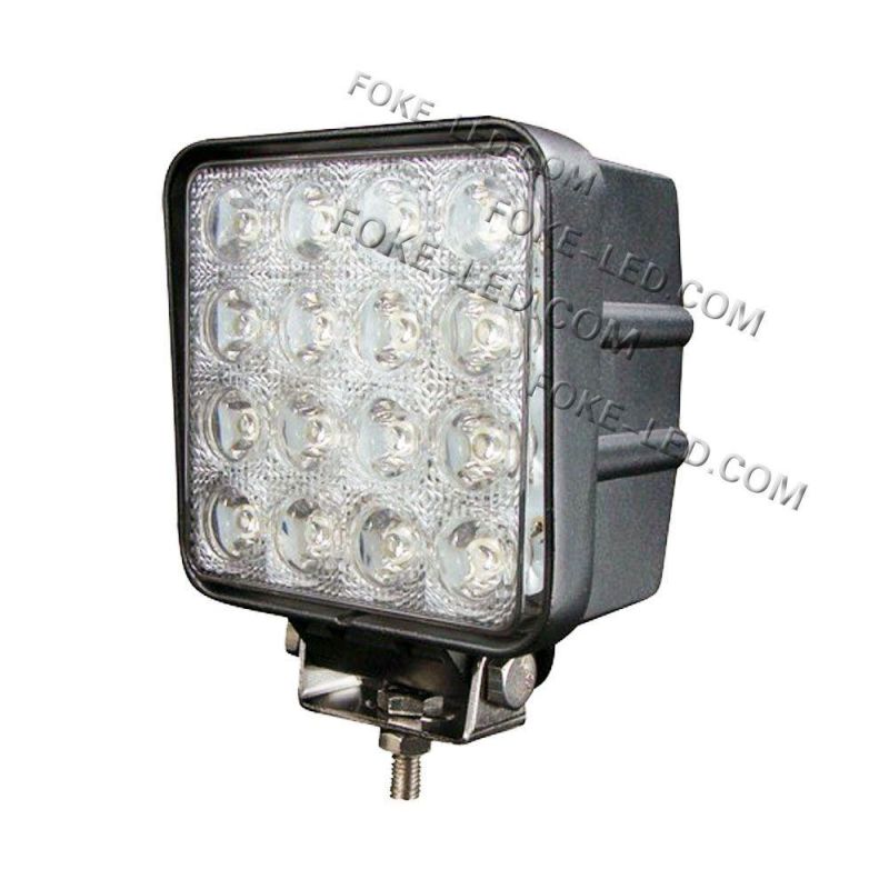 China Factory New Design Square Spot/Flood LED Car Working Light