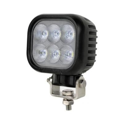 EMC CISPR25 40W 50W 60W Swivel Mounted Osram LEDs Square Compact Bright Tractor Offroad Mining Heavy Duty LED Work Light