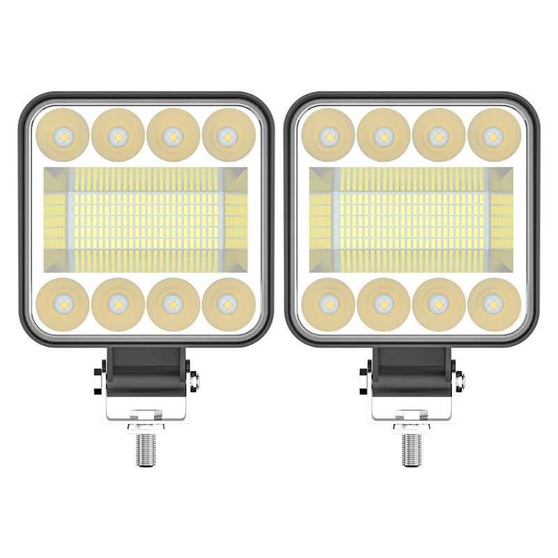 Dxz New Model 4inch 128LED Work Light White Spotlight Offroad for Truck Bus Boat Motorcycle Car Light Factory