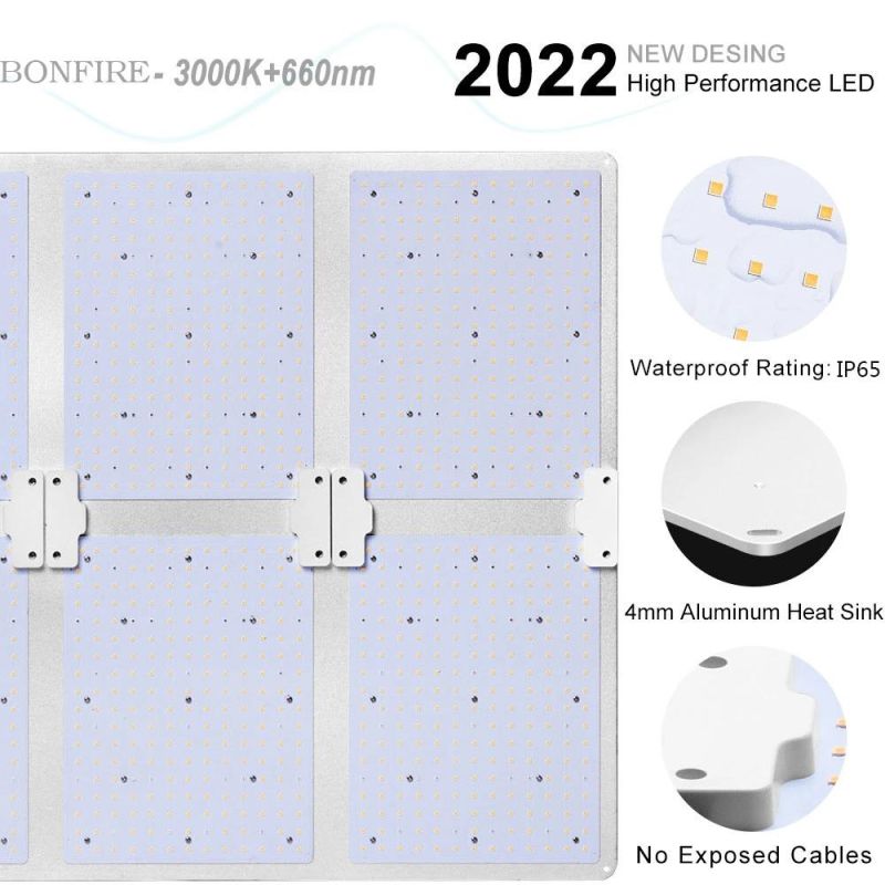 Bonfire 400W LED Grow Lamps with UL Certification for Farm Greenhouse