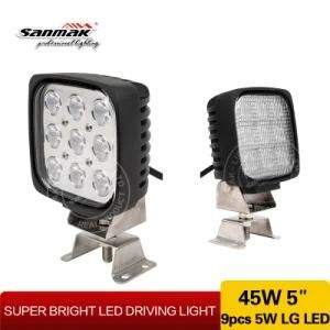 Super Bright LG LED Shockproof 5&prime;&prime; 45W LED Car Driving Light (SM6452)