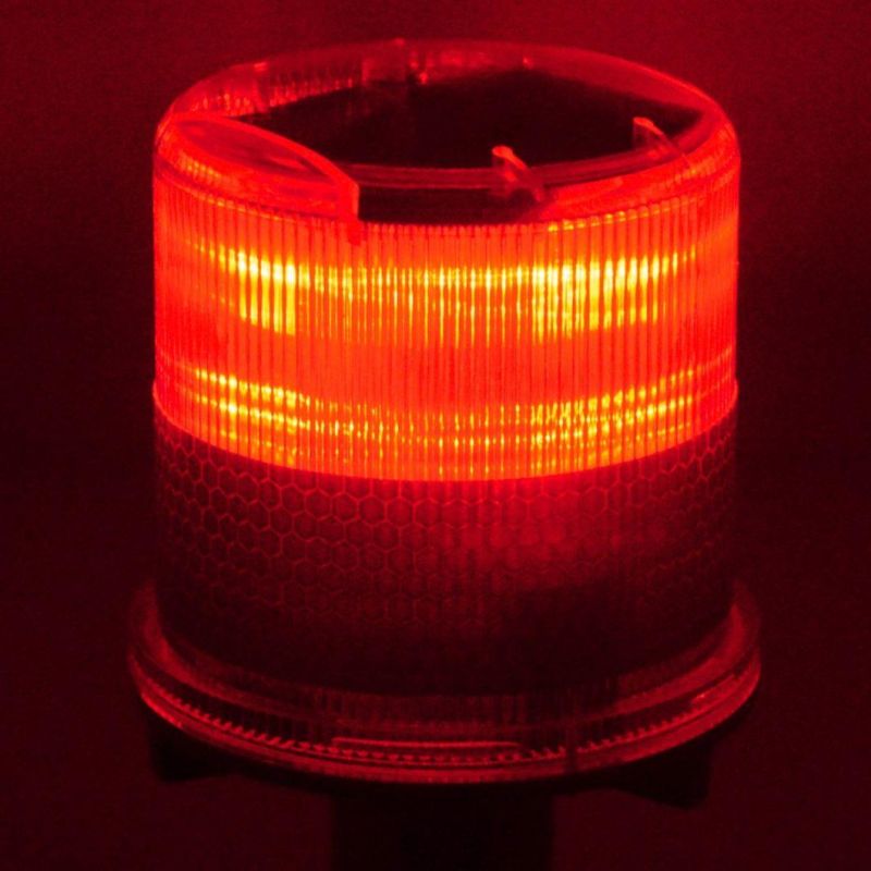 Traffic Light Battery Power Flasher Solar Barricade Lamp Barricade Light Warning Light Reflective Lamp