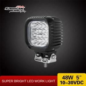 CE Certified 48W CREE LED Work Light Trailer Truck Light