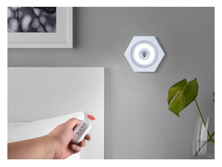 Customized Laser Logo ABS Wireless Mini Light Bedroom Cabinet Light