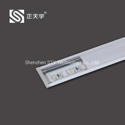 Super Slim 12V Aluminum Under Cabinet LED Light for Furniture with Recessed Mount J-1625